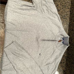 Vineyard Vines XXL Men’s 1/4 zip sweater (2) Navy Blue & Gray.